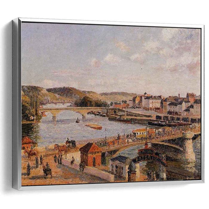 Afternoon, Sun, Rouen by Camille Pissarro