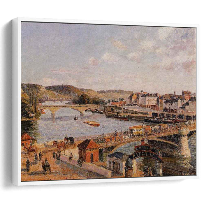 Afternoon, Sun, Rouen by Camille Pissarro