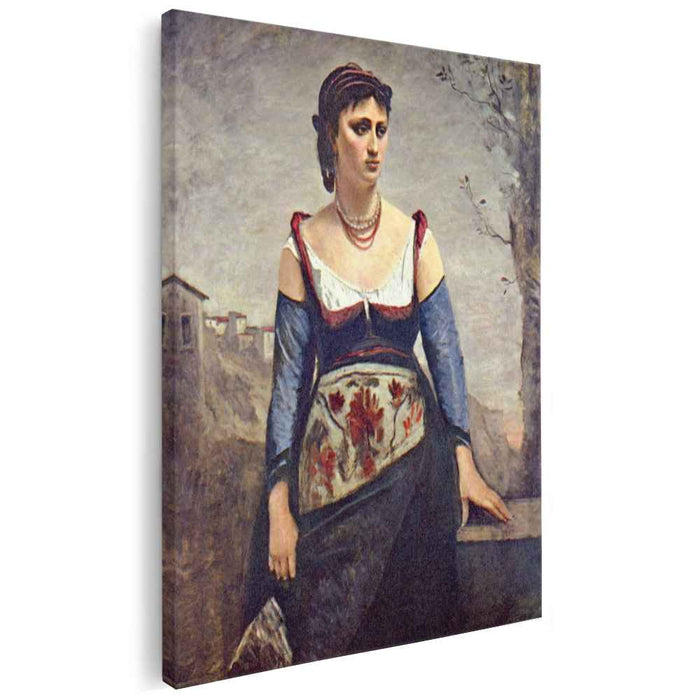 Agostina (1866) by Camille Corot