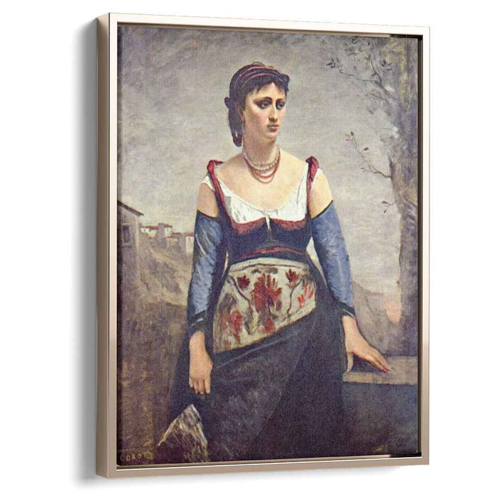 Agostina (1866) by Camille Corot