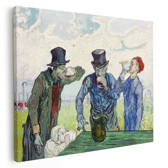 The Drinkers (after Daumier) (1890) by Vincent van Gogh
