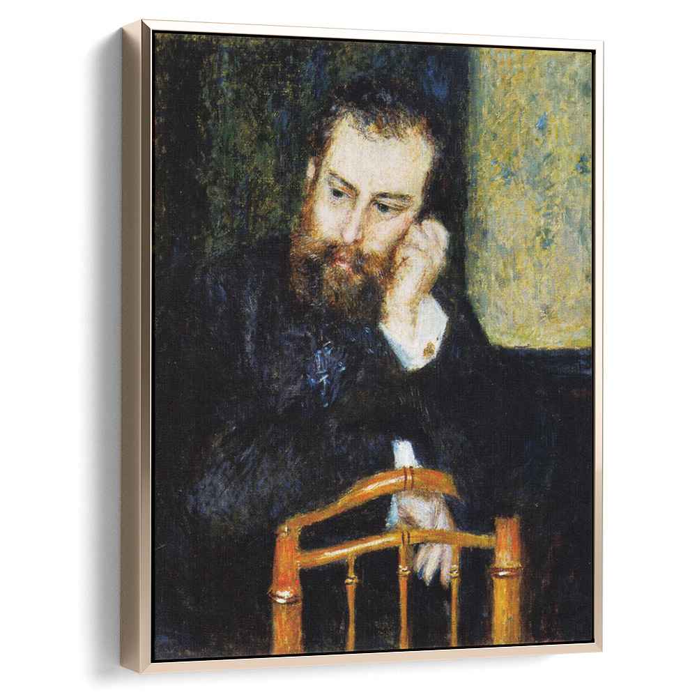 Alfred Sisley (1876) by Pierre-Auguste Renoir - Canvas Artwork