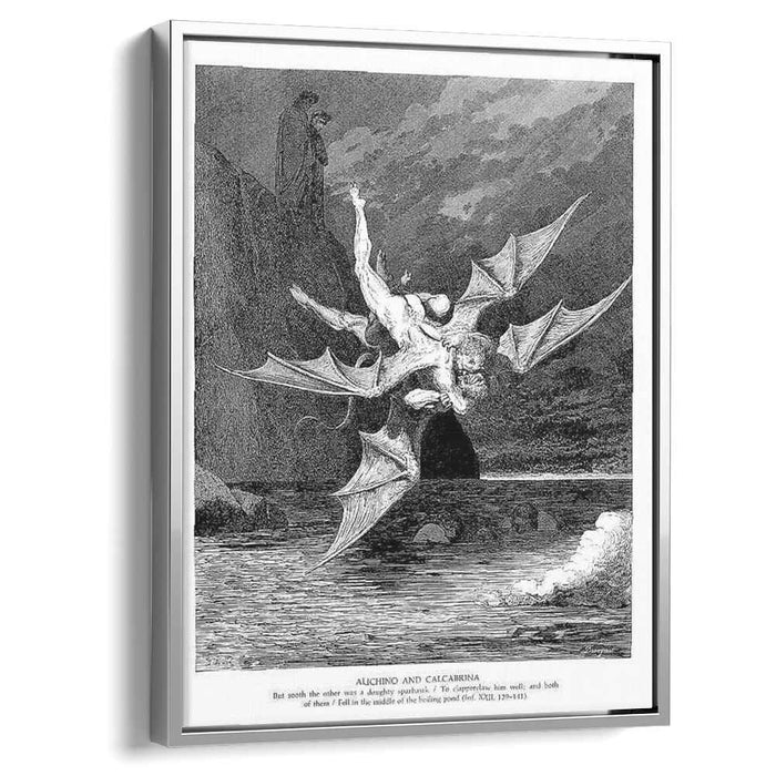 Alichino & Calcabrina by Gustave Dore