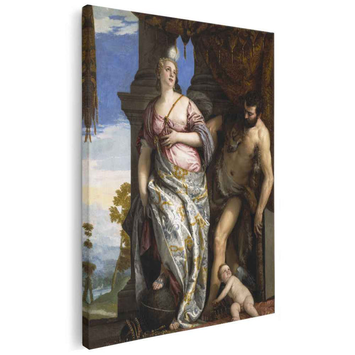 Allegory of Wisdom and Strength( The Choice of Hercules or Hercules and Omphale) (1584) by Paolo Veronese