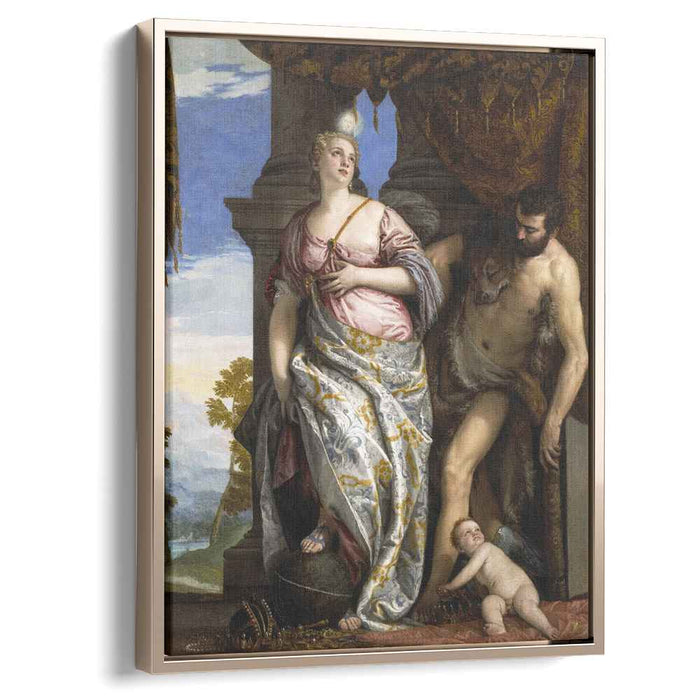 Allegory of Wisdom and Strength( The Choice of Hercules or Hercules and Omphale) (1584) by Paolo Veronese