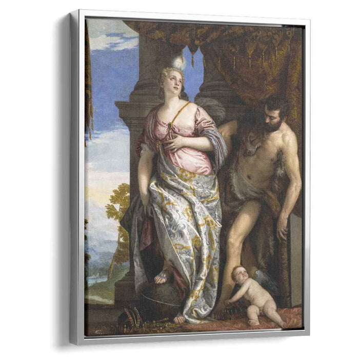 Allegory of Wisdom and Strength( The Choice of Hercules or Hercules and Omphale) (1584) by Paolo Veronese