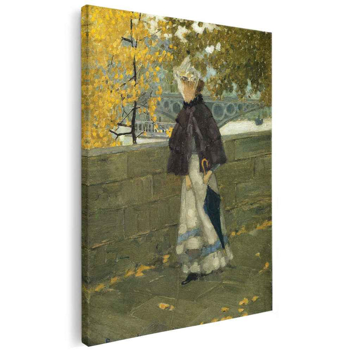 Along the Seine (1894) by Maurice Prendergast