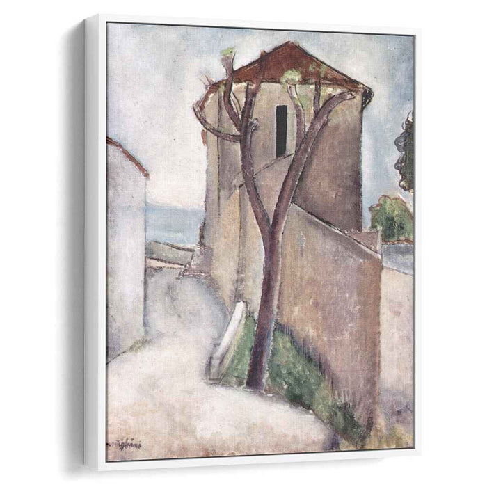 Tree and house (1919) by Amedeo Modigliani