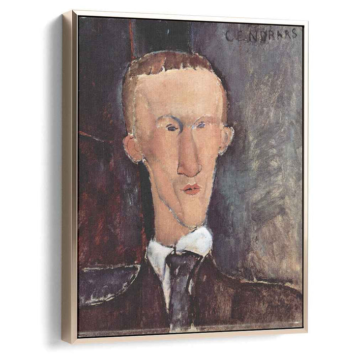 Portrait of Blaise Cendrars (1917) by Amedeo Modigliani