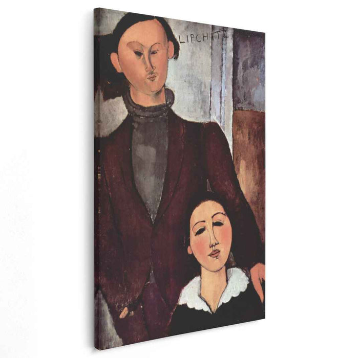 Jacques and Berthe Lipchitz (1917) by Amedeo Modigliani