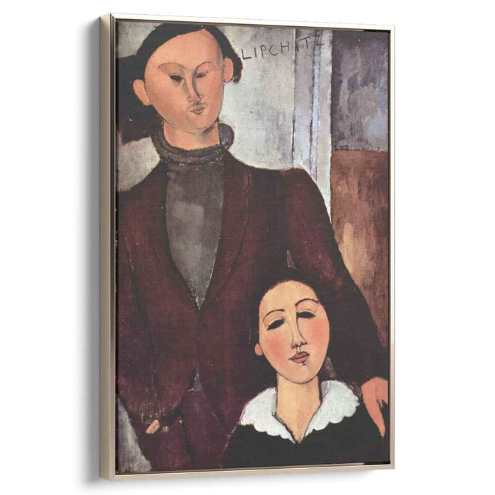 Jacques and Berthe Lipchitz (1917) by Amedeo Modigliani