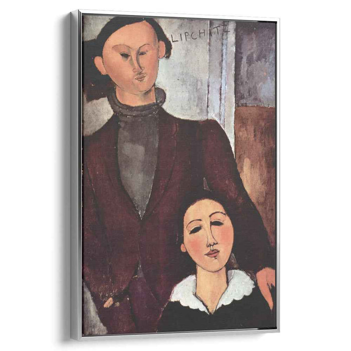 Jacques and Berthe Lipchitz (1917) by Amedeo Modigliani