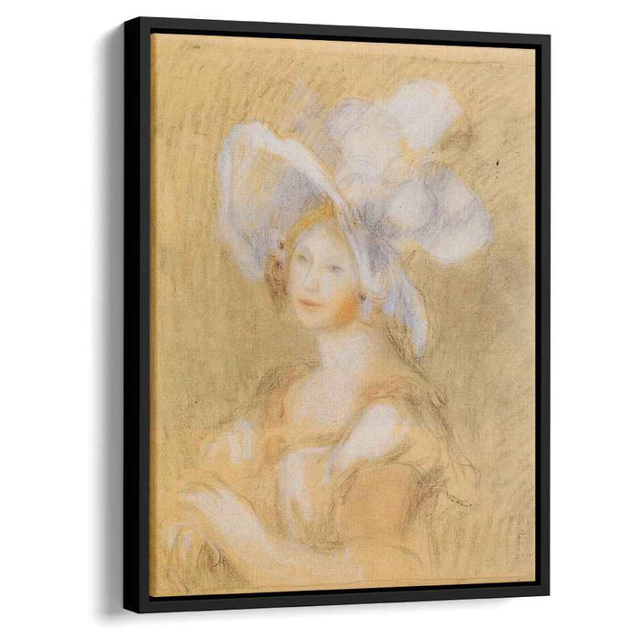 Amelie Dieterie in a White Hat (1894) by Pierre-Auguste Renoir