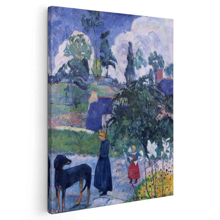 Among the lillies (1893) by Paul Gauguin