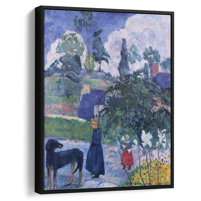 Among the lillies (1893) by Paul Gauguin