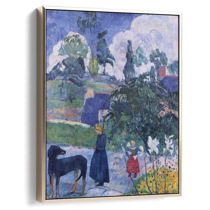 Among the lillies (1893) by Paul Gauguin