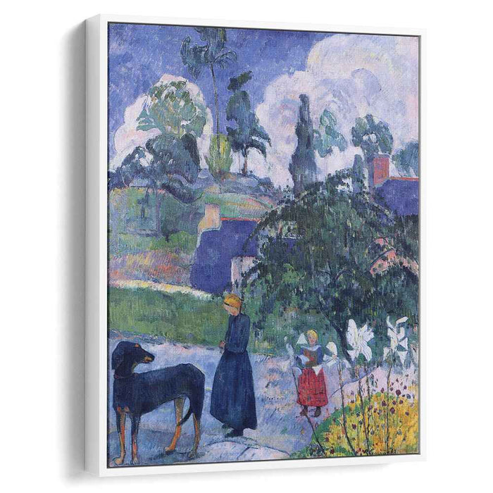 Among the lillies (1893) by Paul Gauguin