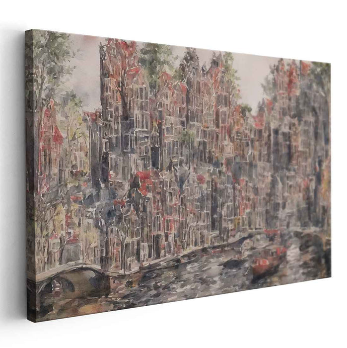 Watercolor Amsterdam #121