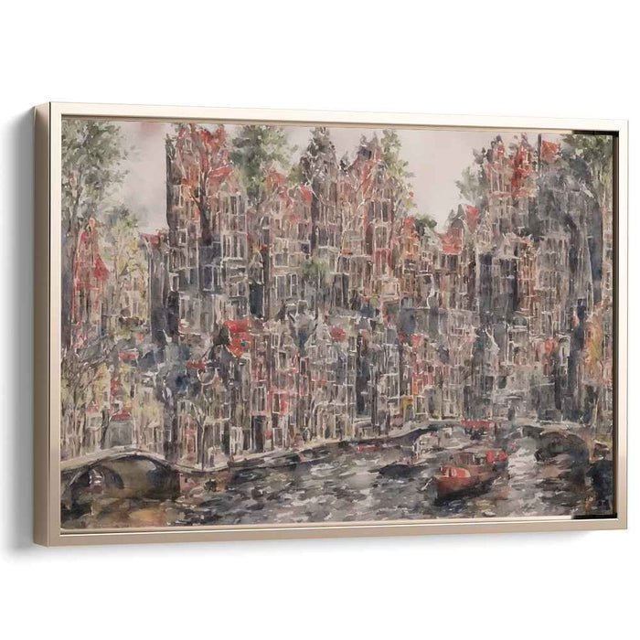 Watercolor Amsterdam #121