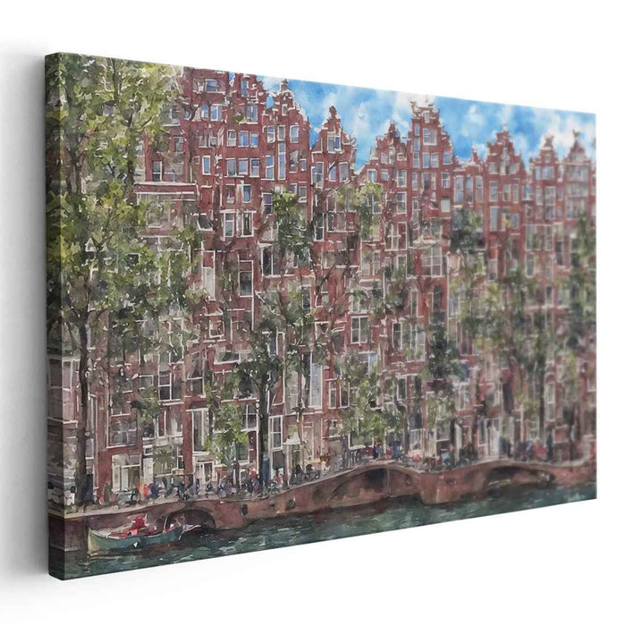 Watercolor Amsterdam #124