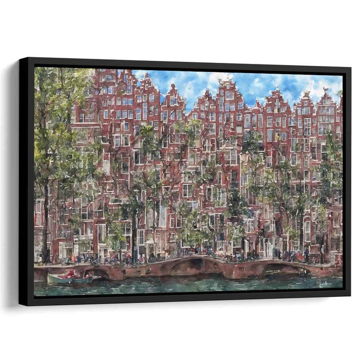 Watercolor Amsterdam #124