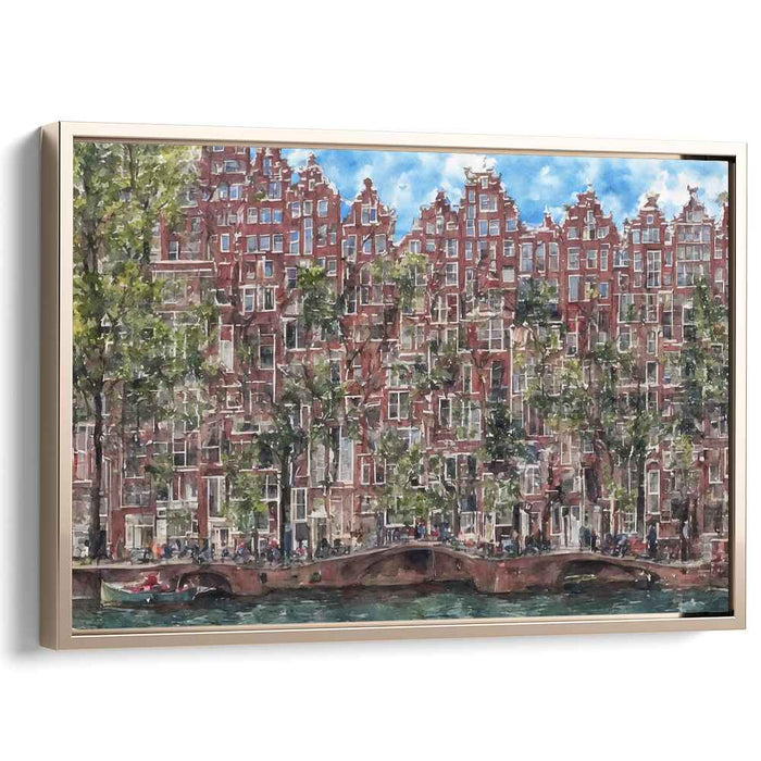 Watercolor Amsterdam #124