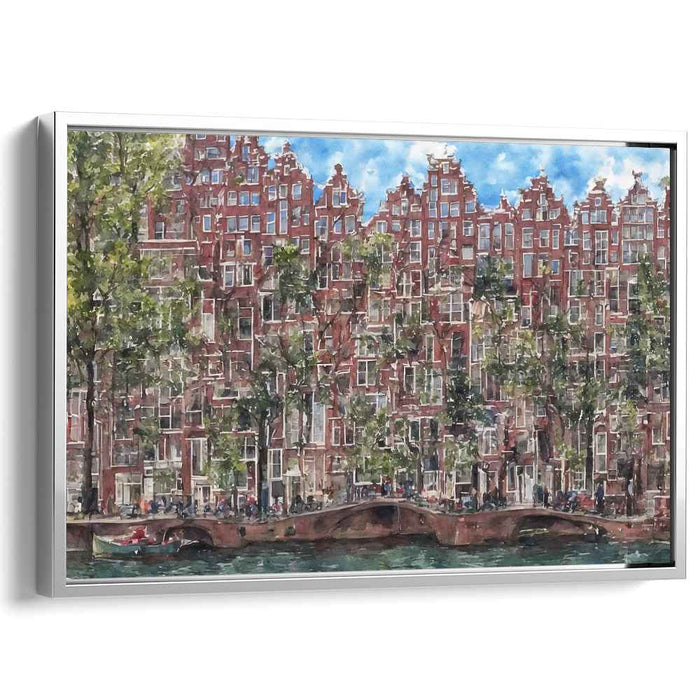 Watercolor Amsterdam #124