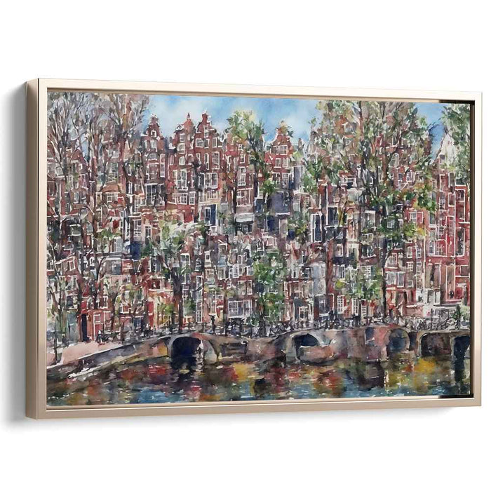 Watercolor Amsterdam #125