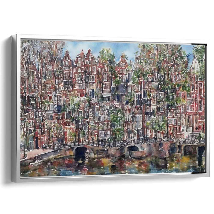 Watercolor Amsterdam #125