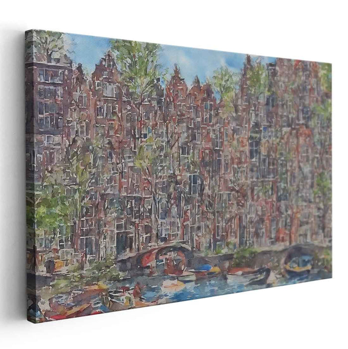 Watercolor Amsterdam #133