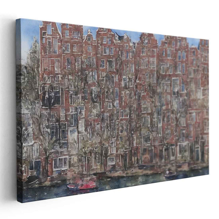 Watercolor Amsterdam #137