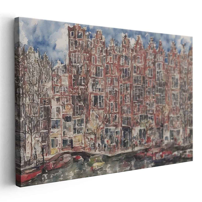 Watercolor Amsterdam #138