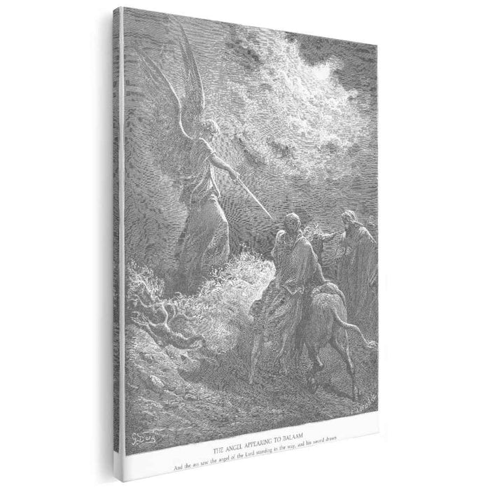 An Angel Appears to Balaam by Gustave Dore