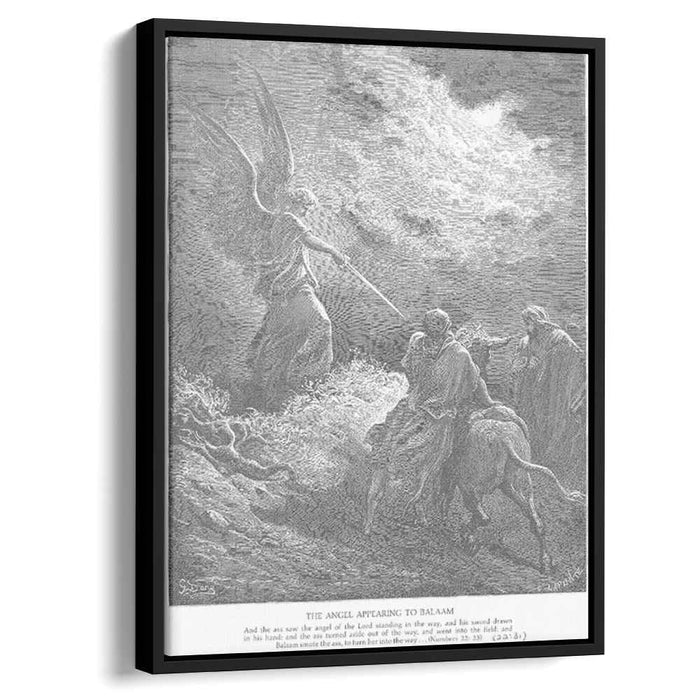 An Angel Appears to Balaam by Gustave Dore