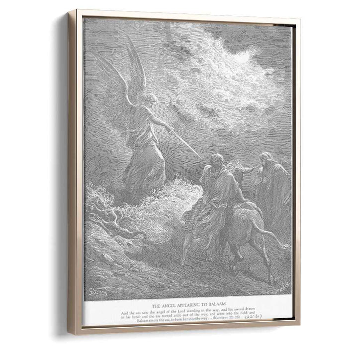 An Angel Appears to Balaam by Gustave Dore