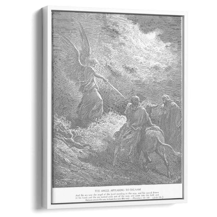 An Angel Appears to Balaam by Gustave Dore