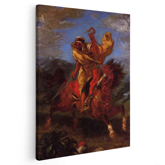 An Arab Horseman at the Gallop (1849) by Eugene Delacroix