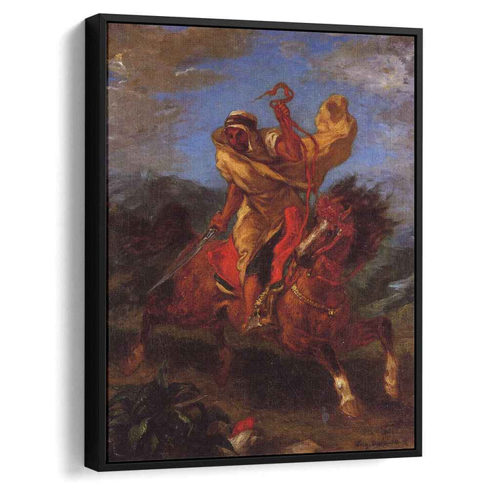 An Arab Horseman at the Gallop (1849) by Eugene Delacroix