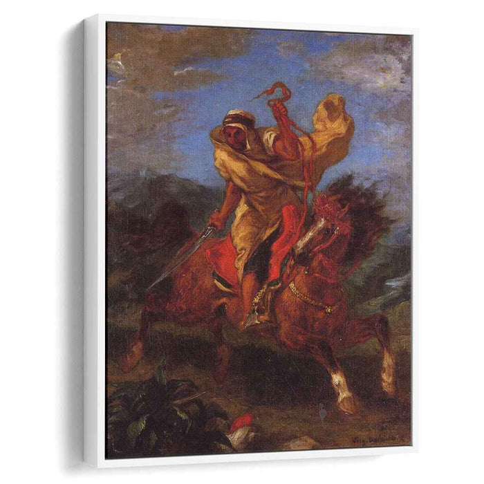 An Arab Horseman at the Gallop (1849) by Eugene Delacroix