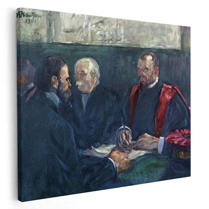 An Examination at the Faculty of Medicine, Paris by Henri de Toulouse-Lautrec