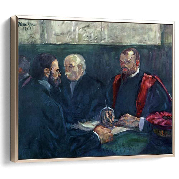 An Examination at the Faculty of Medicine, Paris by Henri de Toulouse-Lautrec