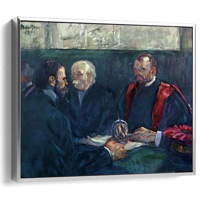 An Examination at the Faculty of Medicine, Paris by Henri de Toulouse-Lautrec