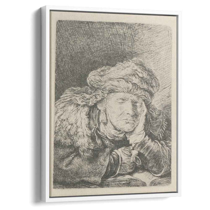 An Old Woman, Sleeping by Rembrandt