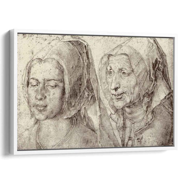 An Young and Old Woman from Bergen op Zoom (1520) by Albrecht Durer