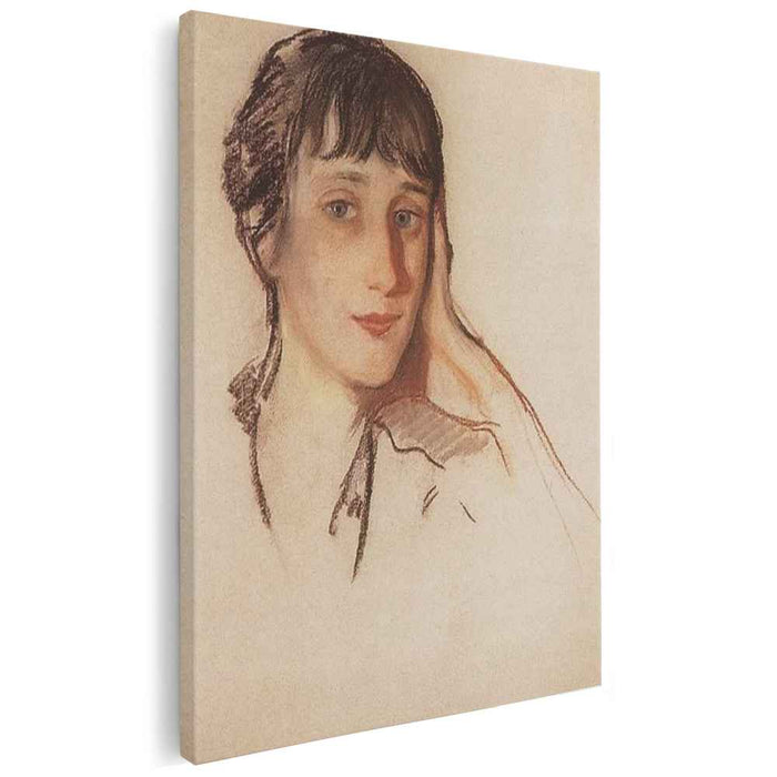 Anna Akhmatova (1922) by Zinaida Serebriakova