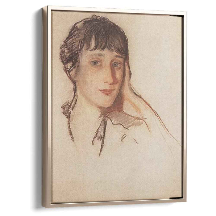 Anna Akhmatova (1922) by Zinaida Serebriakova