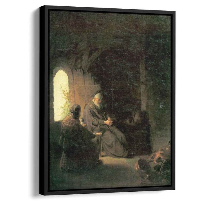 Anna and the Blind Tobit (1630) by Rembrandt