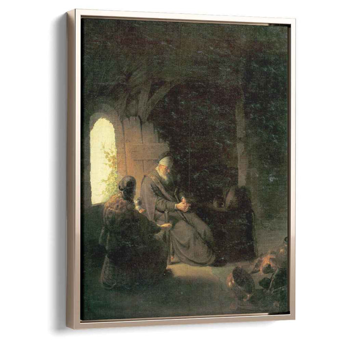 Anna and the Blind Tobit (1630) by Rembrandt