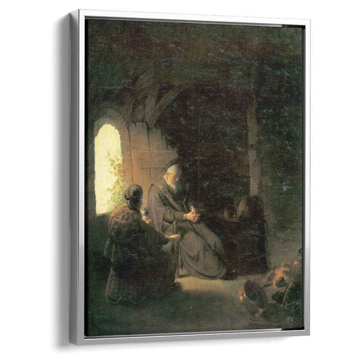 Anna and the Blind Tobit (1630) by Rembrandt