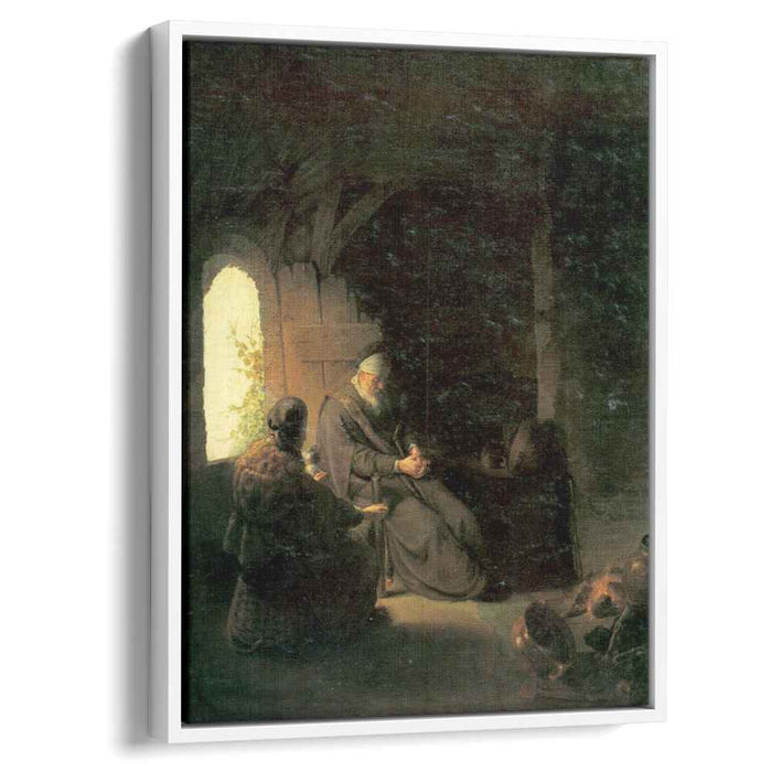 Anna and the Blind Tobit (1630) by Rembrandt